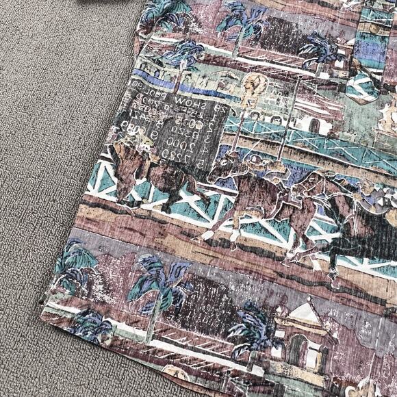 Kahala Polo Shirt Adult Large Short Sleeve Hawaiian Avi Casual Men's - Picture 7 of 14